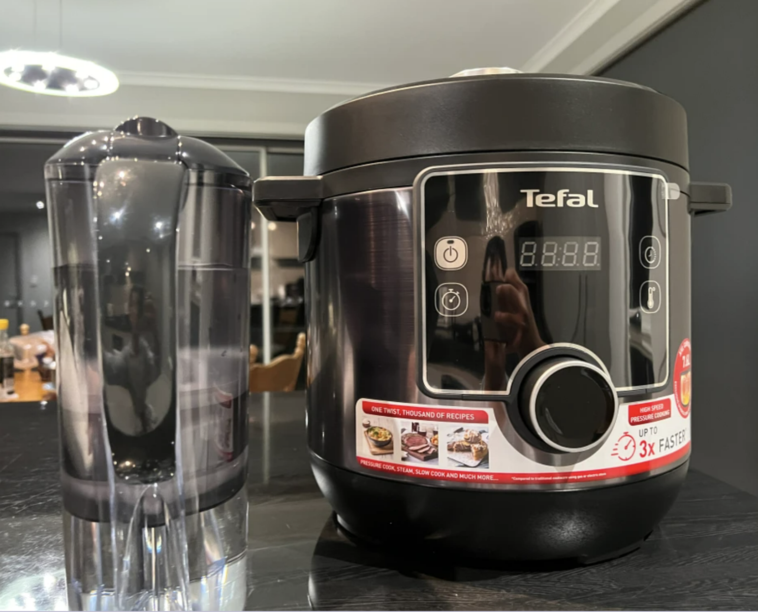 Nồi áp suất đa năng 5 Lít Tefal CY754830 Turbo Cuisine - 10 chức năng - Hàng nhập khẩu