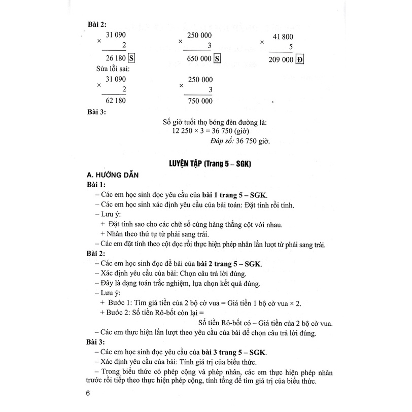 Sách - Bài Giảng Và Hướng Dẫn Học Toán Lớp 4 - Tập 2  - HA