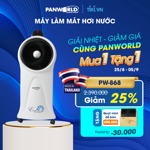 Quạt làm mát Panworld PW-868 nhập khẩu Thái Lan - Hàng chính hãng