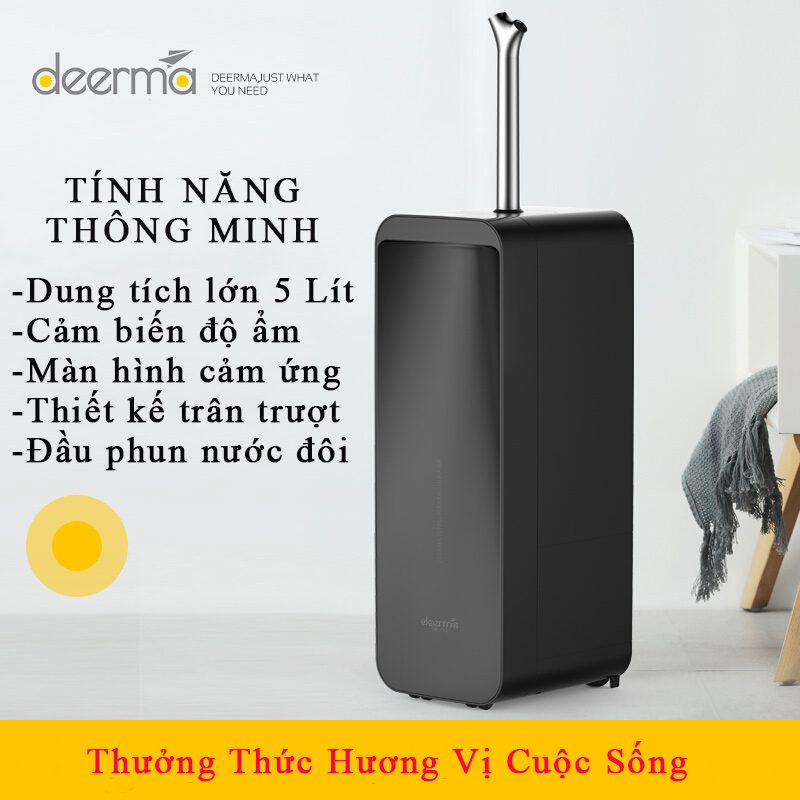 Máy Tạo Ẩm Siêu Âm Khuếch Tán Tinh Dầu - Sàn Dịch Chuyển Thông Minh Cao Cấp - Hàng Chính Hãng