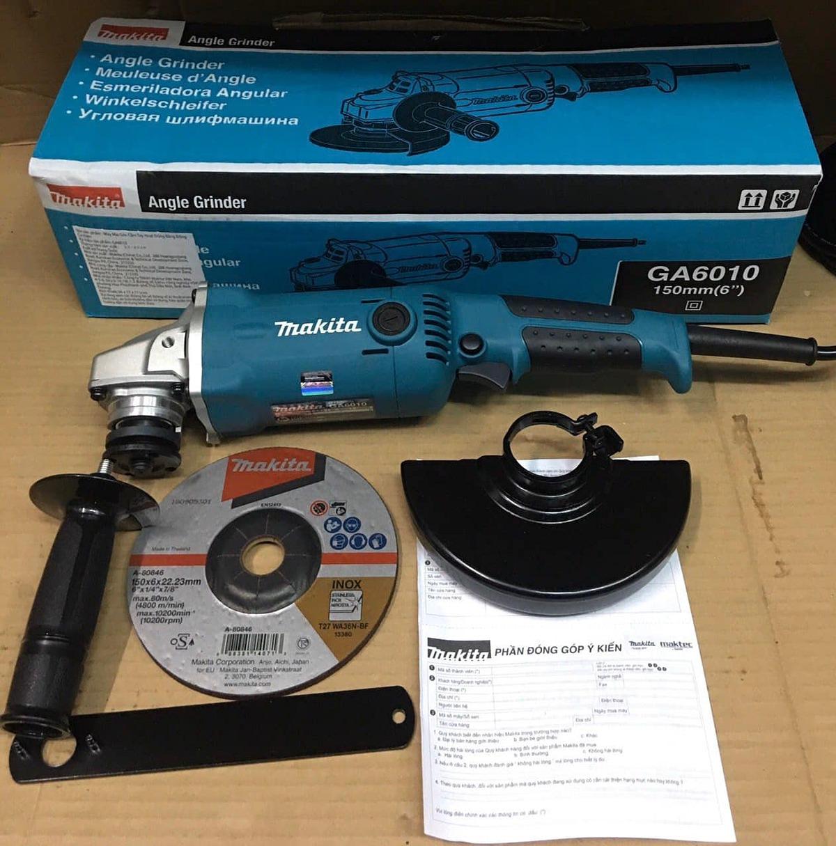 MÁY MÀI GÓC 1050W 150MM MAKITA GA6010 - HÀNG CHÍNH HÃNG