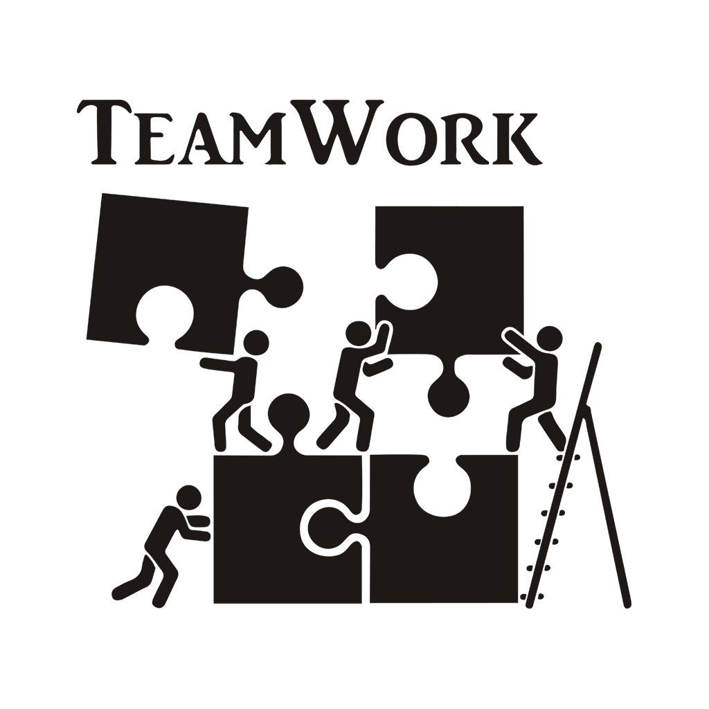 Decal trang trí văn phòng Team Work - decal dán tường Team Work đẹp