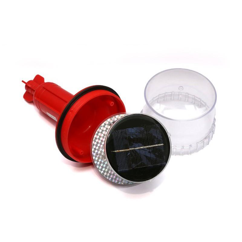 Đèn chớp báo không, chớp cảnh báo, chớp tín hiệu, chớp phao lưới dùng năng lượng mặt trời (0.7Watt 2200mAh Solar Power L