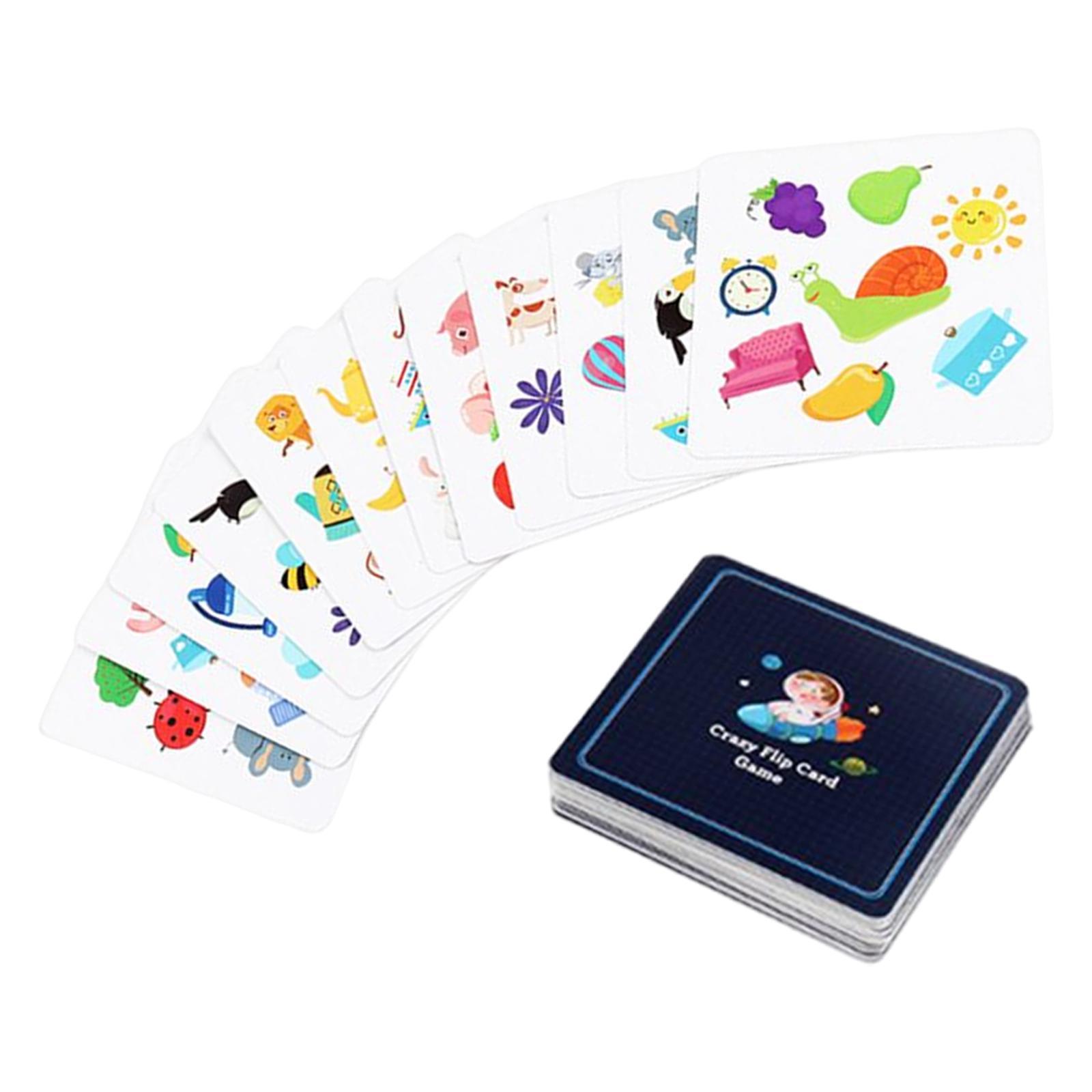 Animals Matching Blocks Color Cognition Memory Matching Card Games for Memory