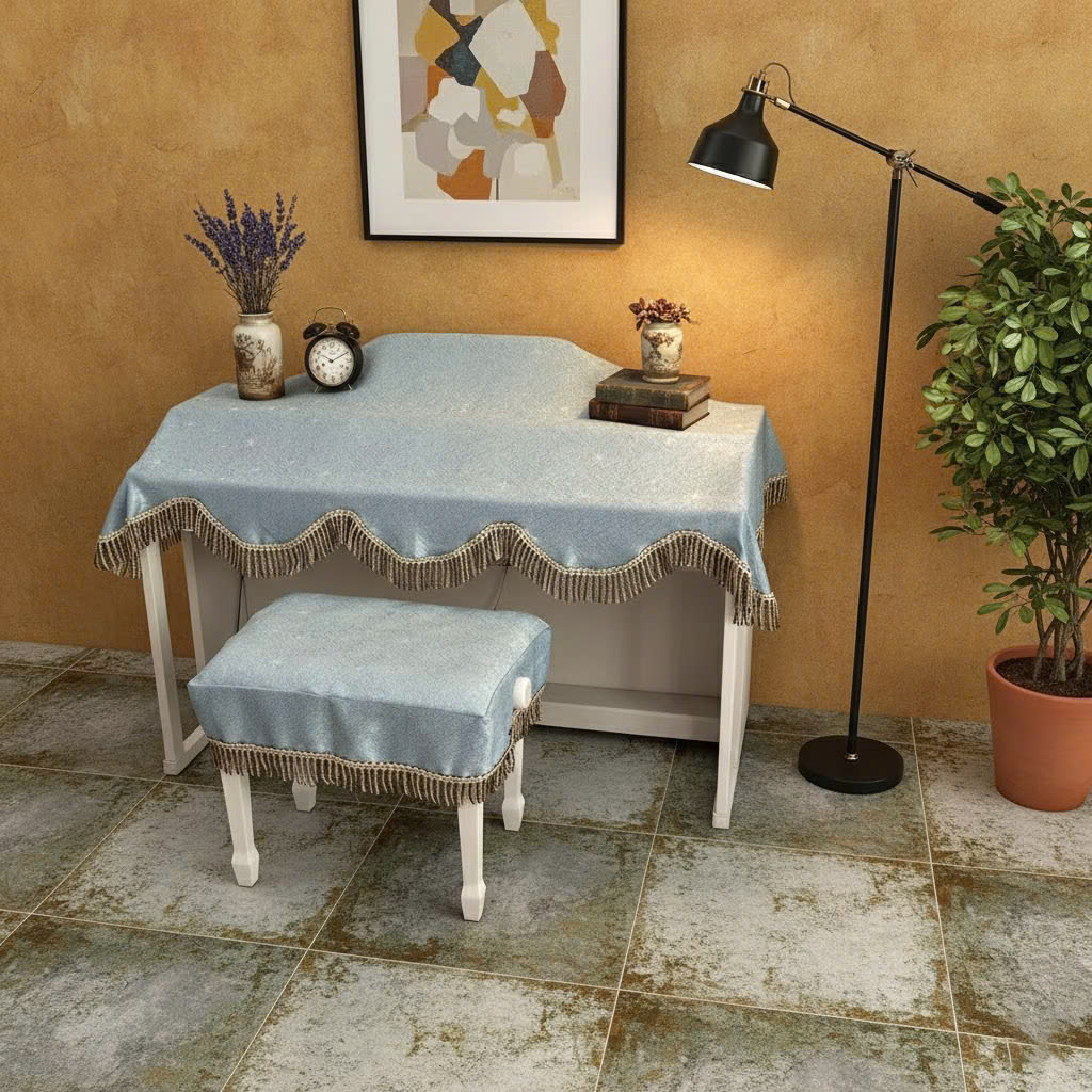 Khăn phủ đàn piano cơ đàn piano điện tử 88 phím sang trọng cổ điển - Hàng chính hãng