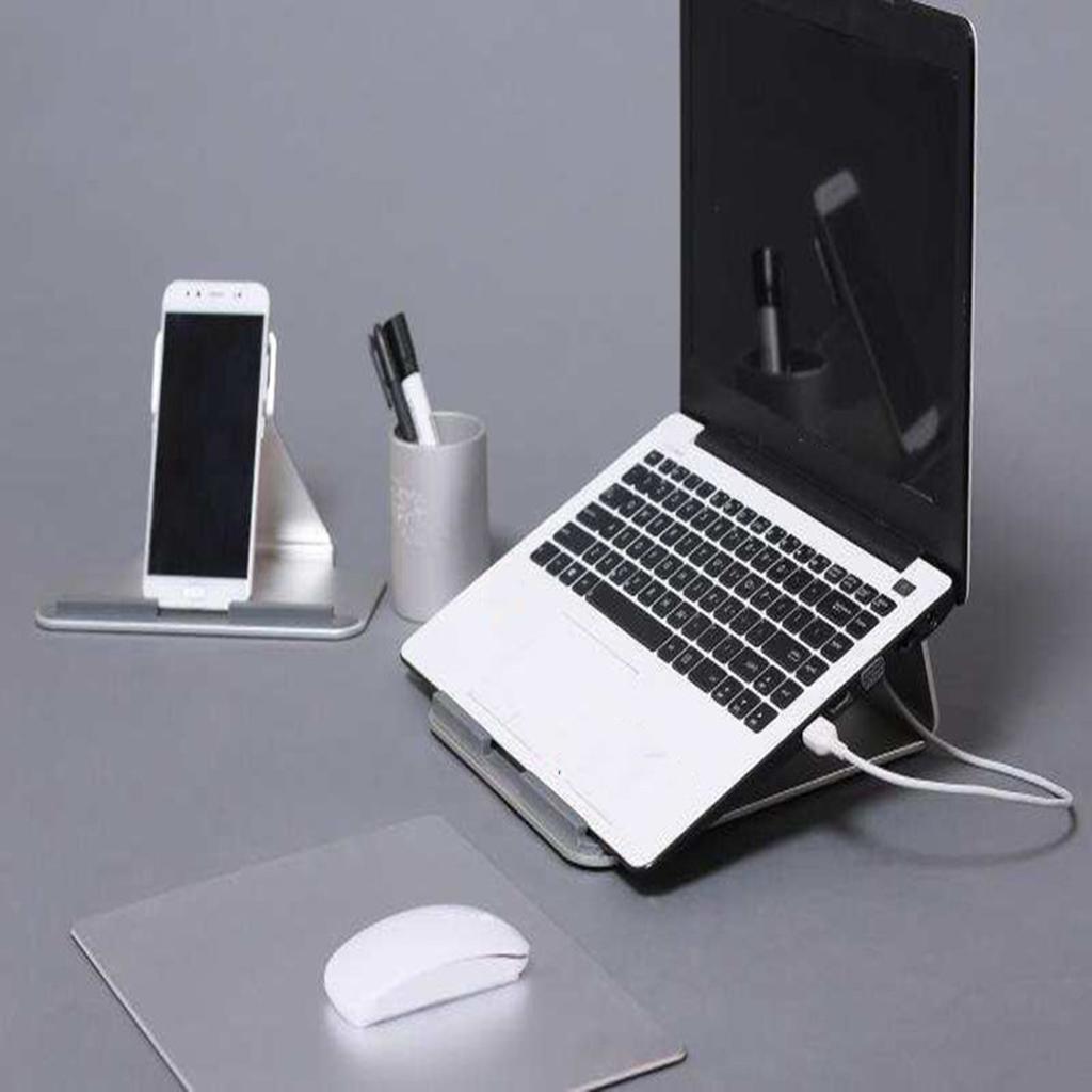 Pack of 1 Rotating Adjustable Aluminum Mount Base Holder Stand for Laptop