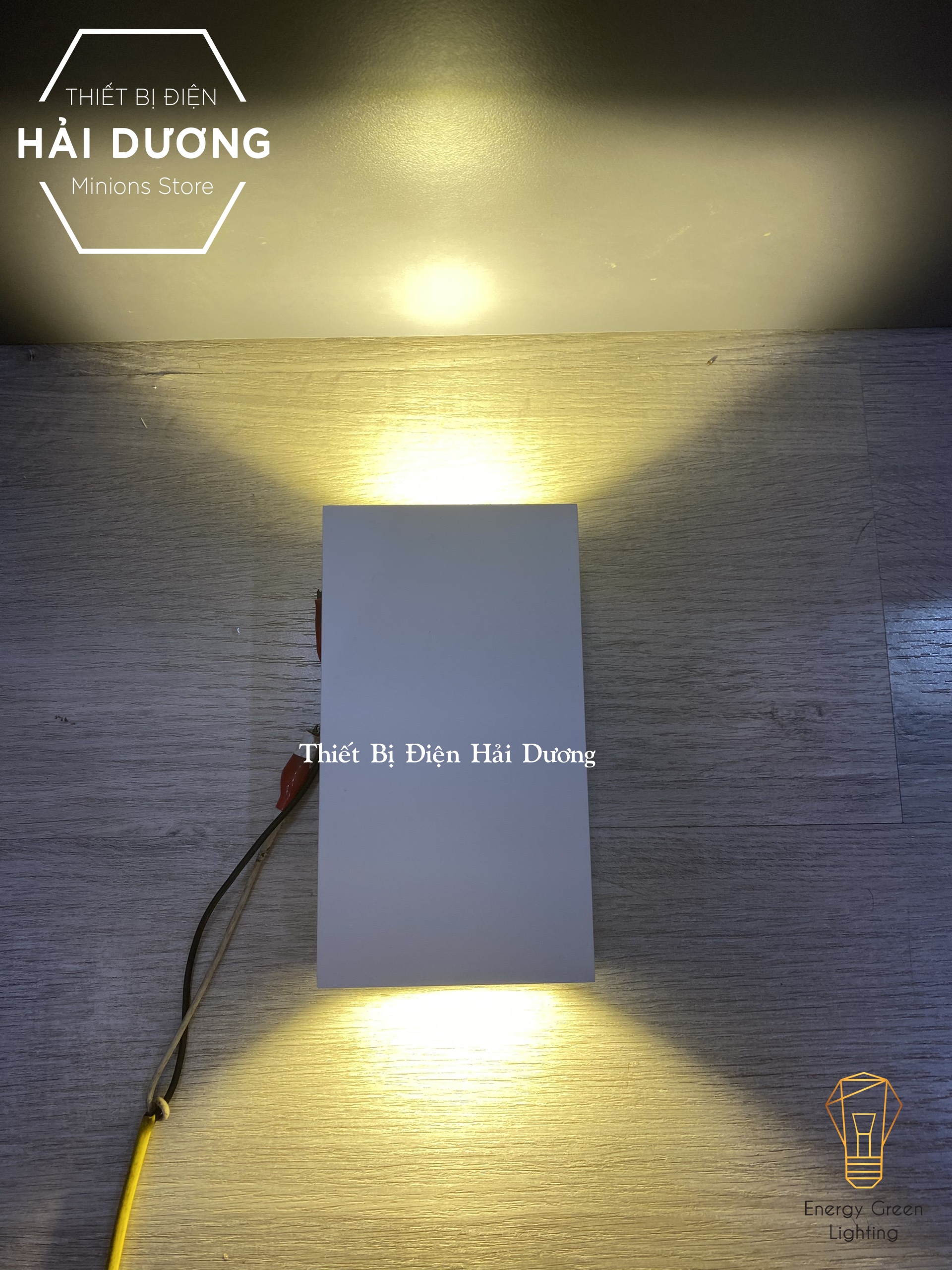 Đèn Tường Led Lonstar Hình Chữ Nhật Chống Nước 8132 - 2 Đầu Chiếu Sáng - Công Suất 10w - Decor Trang Trí