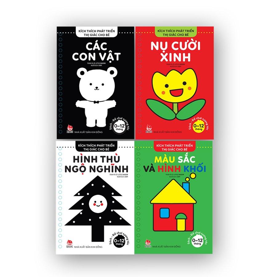 Sách - Kích Thích Phát Triển Thị Giác Cho Bé Từ 0-12 Tháng - Kim Đồng
