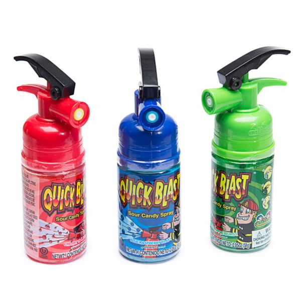 Kẹo xịt chua cứu hỏa Kidsmania Quick Blast 58gr (Màu ngẫu nhiên)