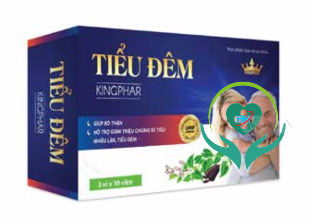 Tiểu Đêm Kingphar Hộp 30 Viên -Giúp bổ thận, cố tính, ấm bàng quang, tiểu khó, tiểu buốt, tiểu không tự chủ.