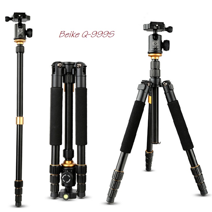 CHÂN MÁY ẢNH TRIPOD/ MONOPOD BEIKE Q-999S VER 4 - HÀNG NHẬP KHẨU