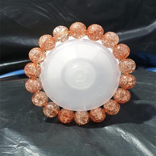 Vòng tay đá tuyết tự nhiên nhiều màu 10li