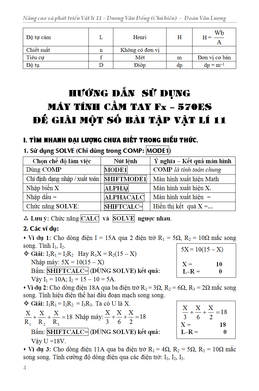 Nâng Cao Và Phát Triển Vật Lí 11