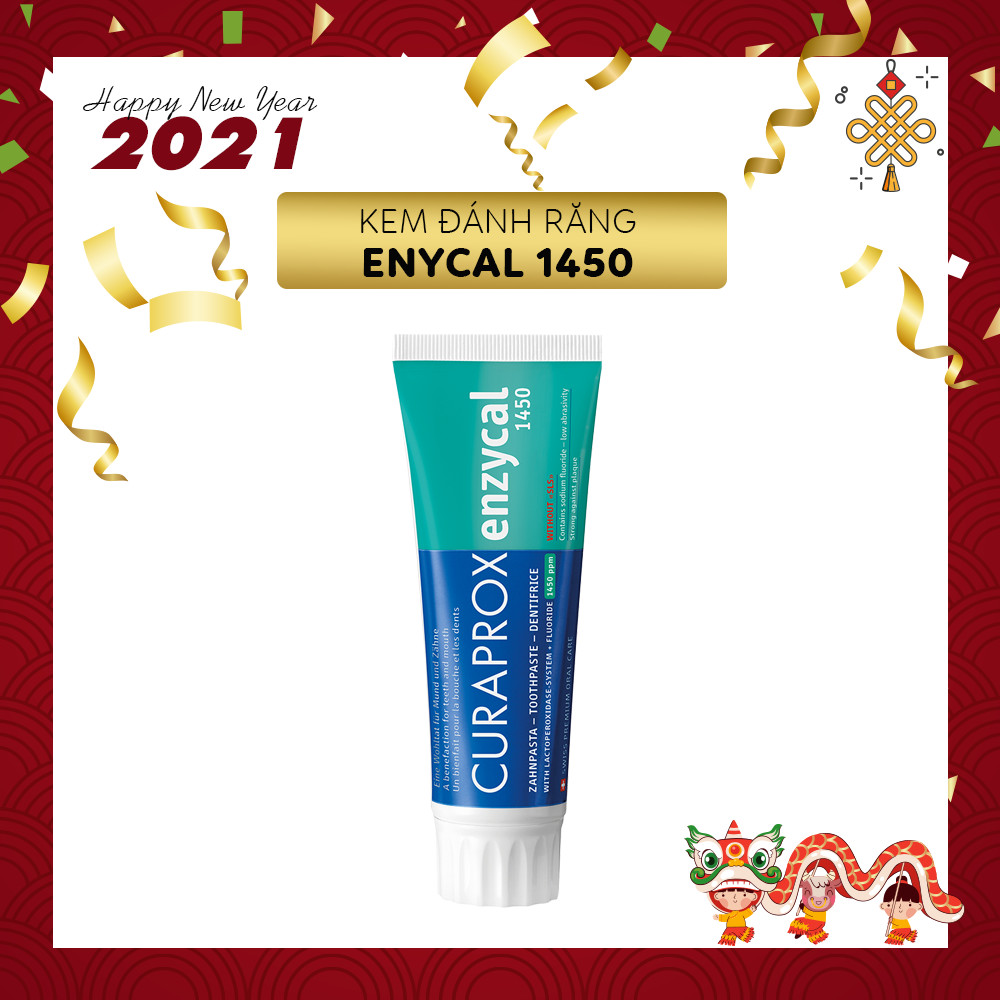 Kem Đánh Răng Curaprox Enzycal Zero (75ml)