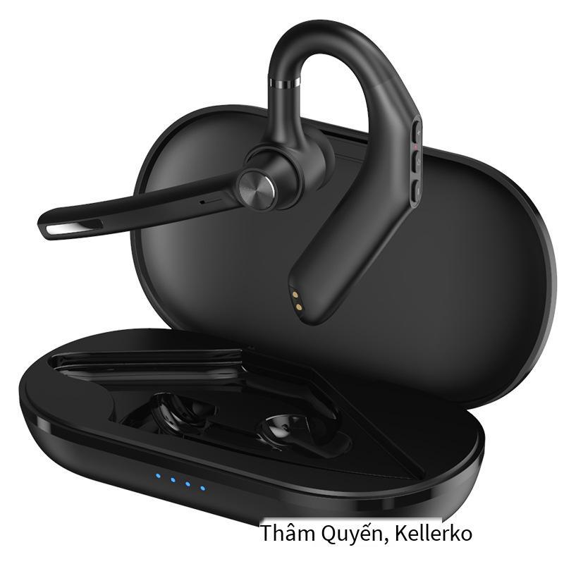 Phong cách mới nhất J2 Bluetooth 5.0 dành cho doanh nhân móc tai đơn thể thao giảm tiếng ồn thời lượng pin siêu dài Tai nghe Bluetooth TWS