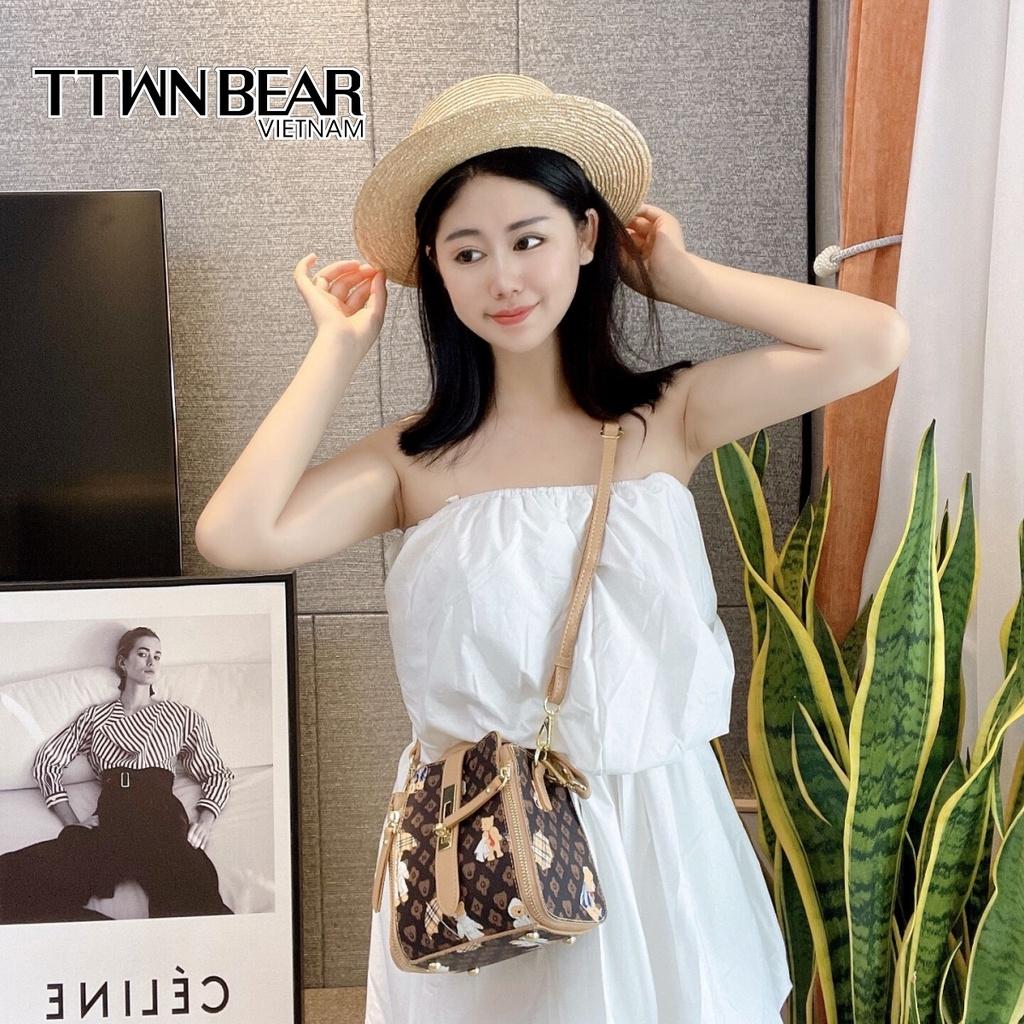 Túi xách nữ cầm tay, đeo chéo, da cao cấp thời trang TTWN BEAR - TN1334