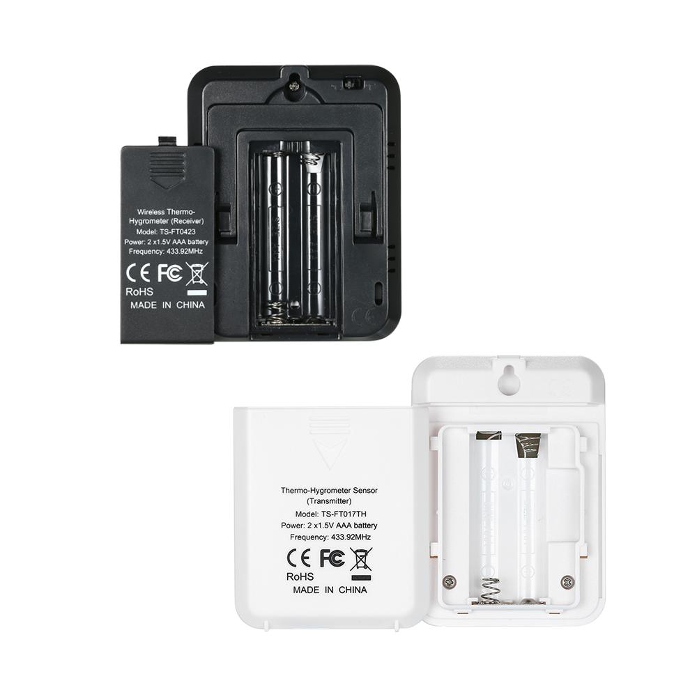 Nhiệt kế kỹ thuật số LCD mini không dây đo độ ẩm theo dõi nhiệt độ