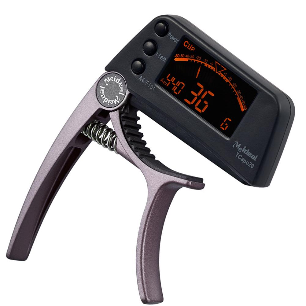 Acoustic Guitar Capo Quick Change Key Guitar Capo Tuner for Electric Guitar Parts Bass Ukulele