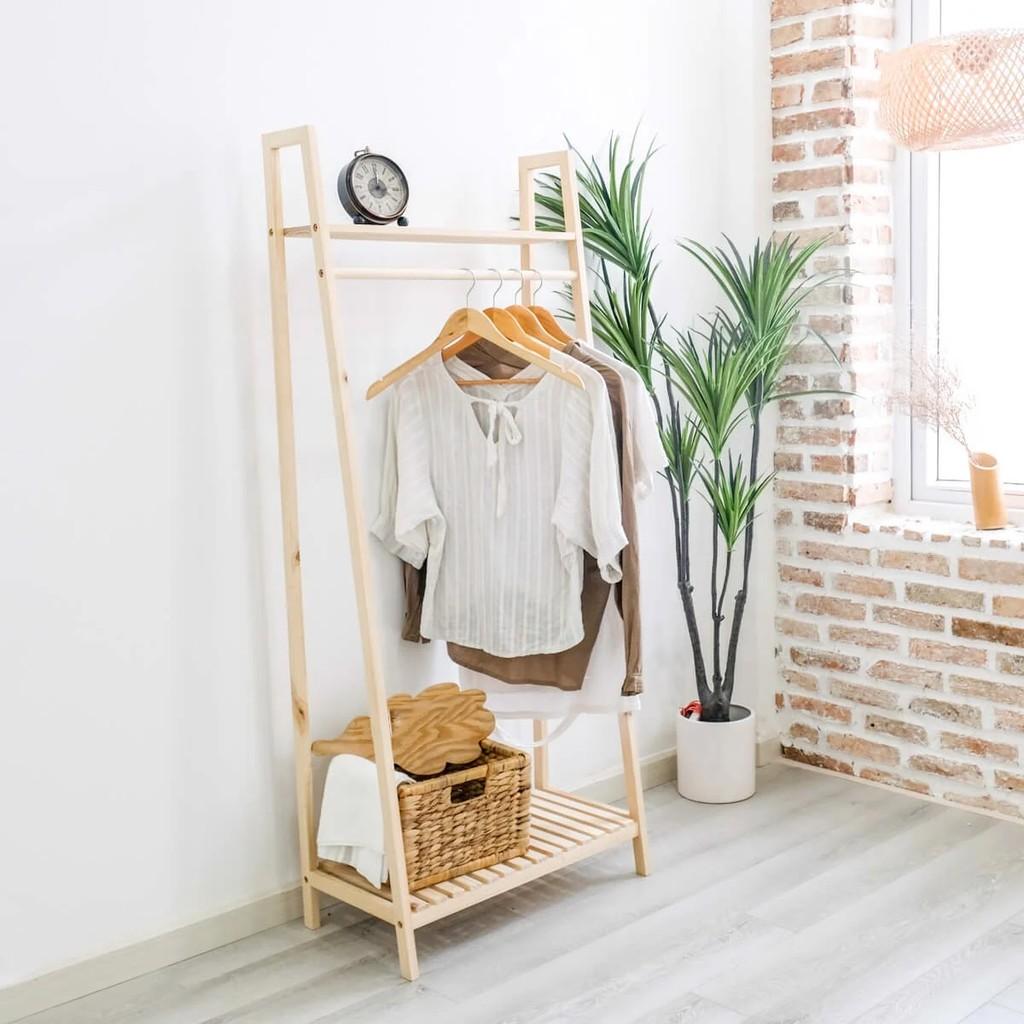 Giá Treo Quần Áo Gỗ Ladder Hanger