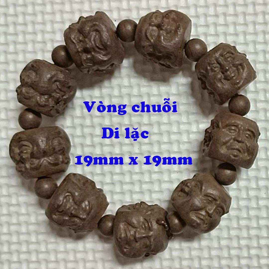Vòng chuỗi đeo tay gỗ đàn hương tím 18 ly (size lớn), vòng tay phong thuỷ, vòng tay chuỗi hạt