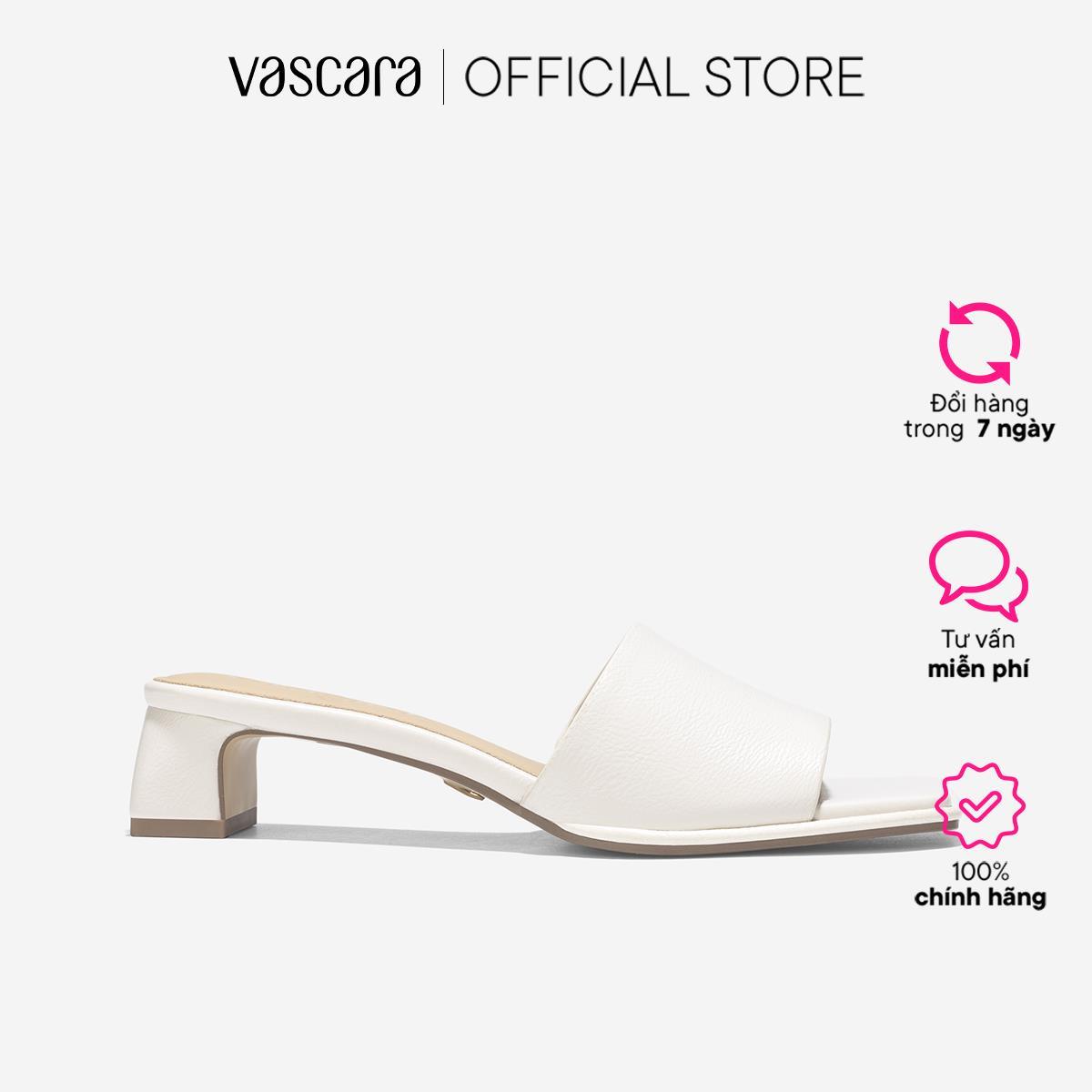 Vascara Guốc Quai Ngang Gót Trụ - GNN 0214