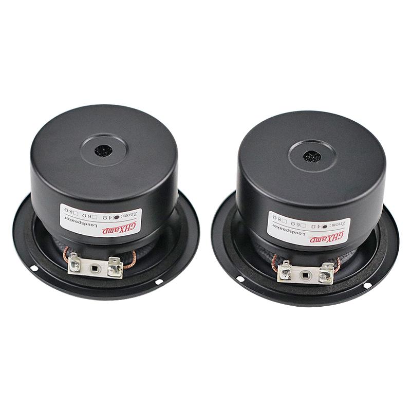 Ghxamp Sợi Thủy Tinh Bện 3 Inch Loa Trầm Loa Siêu Trầm Hifi Đơn Vị Loa Mạnh Mẽ Tần Số Thấp 4OHM 25W Chống Nước 2 Chiếc