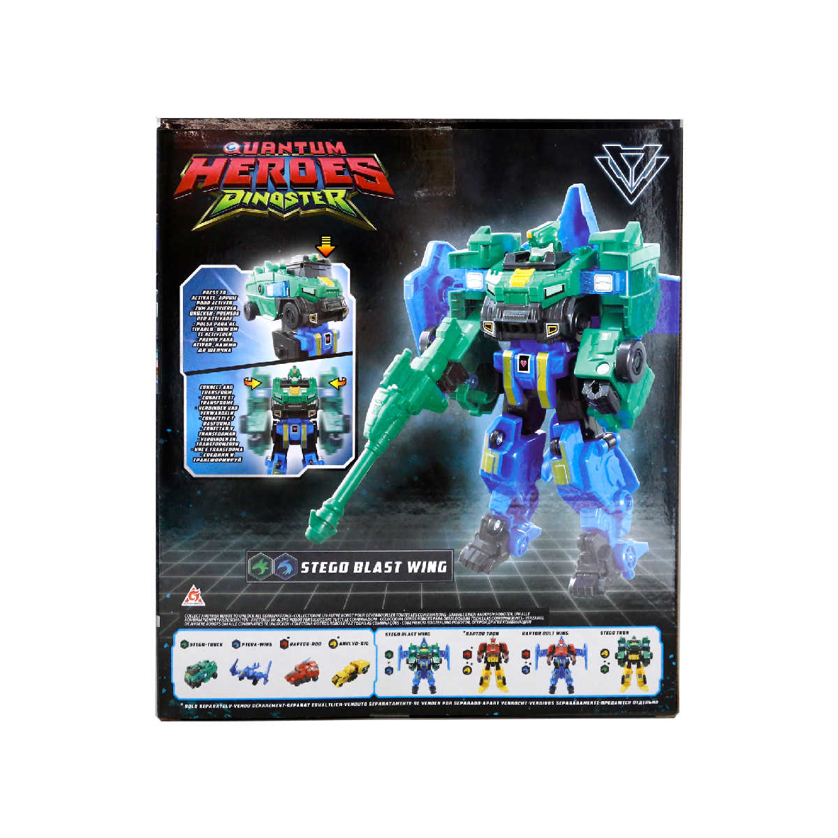 Đồ Chơi Robot Biến Hình Kết Hợp Stego Blast Wing Bầu Trời DINOSTER EU580812