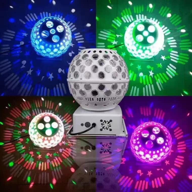 [GTP] ĐÈN LỒNG LED + LASER - ĐÈN SÂN KHẤU - ĐÈN XOAY 360 ĐỘ 7 MÀU