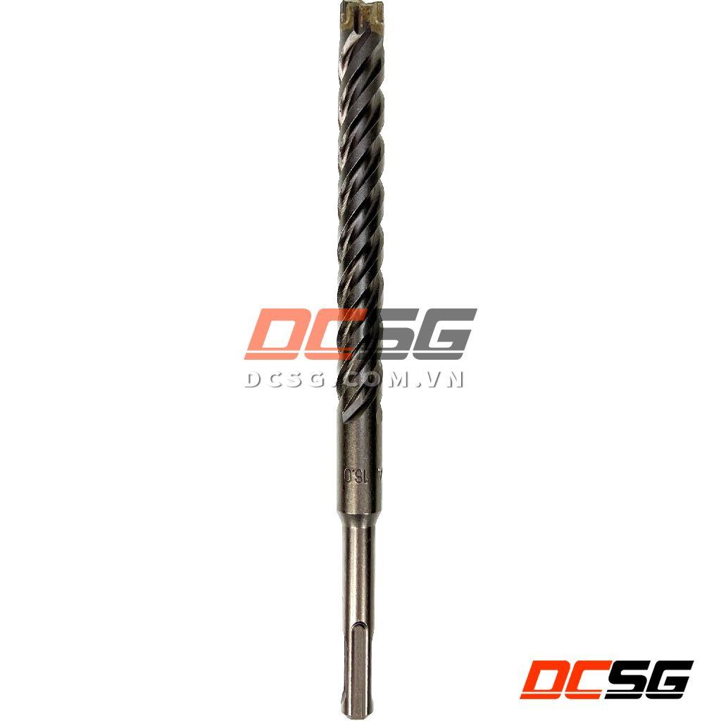 Mũi khoan bê tông hợp kim 4 cạnh 14-16x210mm Unika SDXK | DCSG