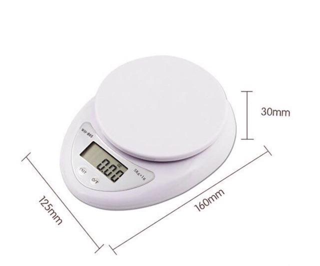 Cân tiểu ly tối đa 5kg, chạy bằng pin