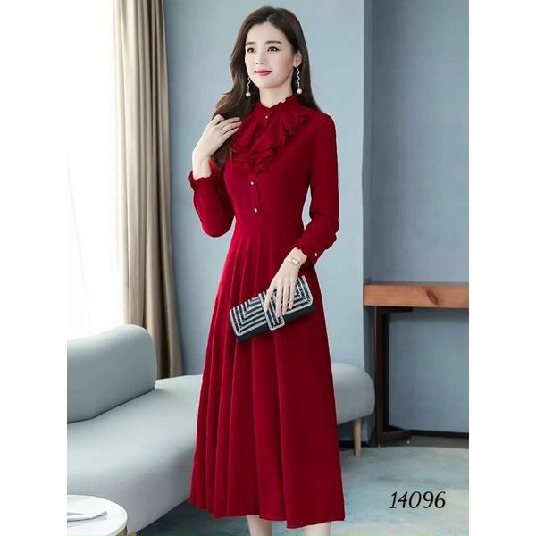 Đầm tiểu thư phong cách cổ điển (Free/big size XL, 2XL)