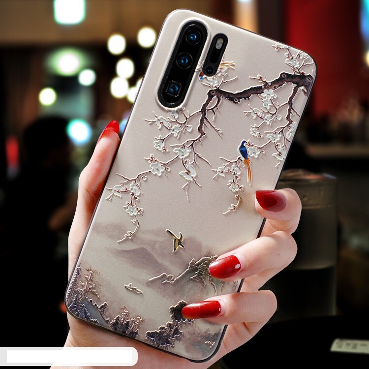 Ốp Lưng Nhựa Dẻo In Nổi Dành HUAWEI MATE 20 PRO