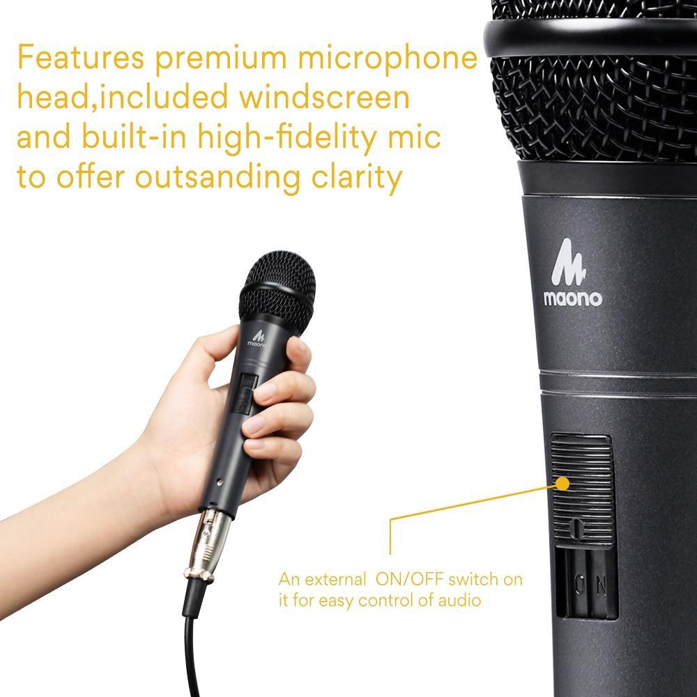 MAONO AU-K04 Mic Livestream động chuyên nghiệp cho Karaoke, sân khấu, ca hát