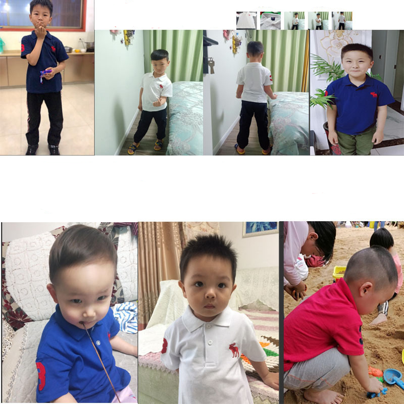 Áo polo bé trai cao cấp chất vải cá sấu cotton mềm mịn an toàn cho da bé ATP3