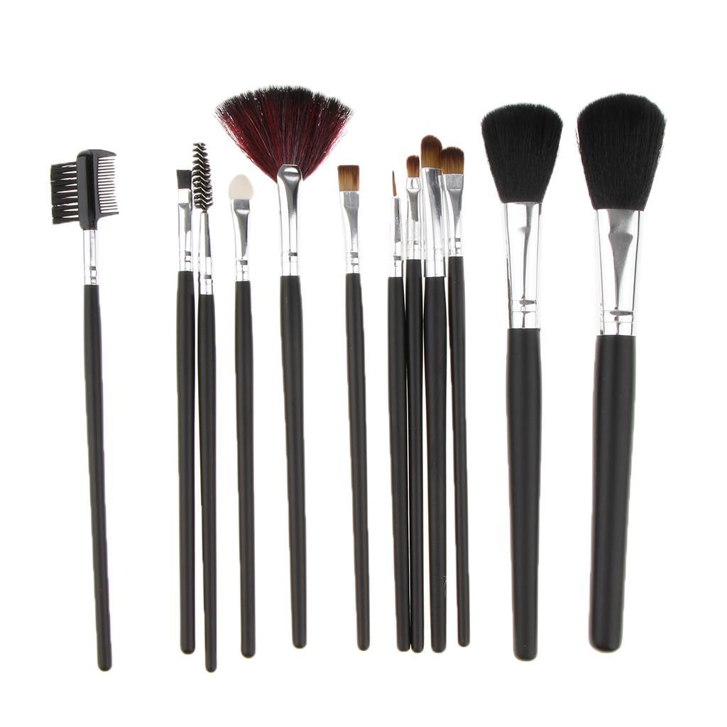 12pcs/set Professional Makeup Brushes Set Powder Cosmetic Tool Synthetic