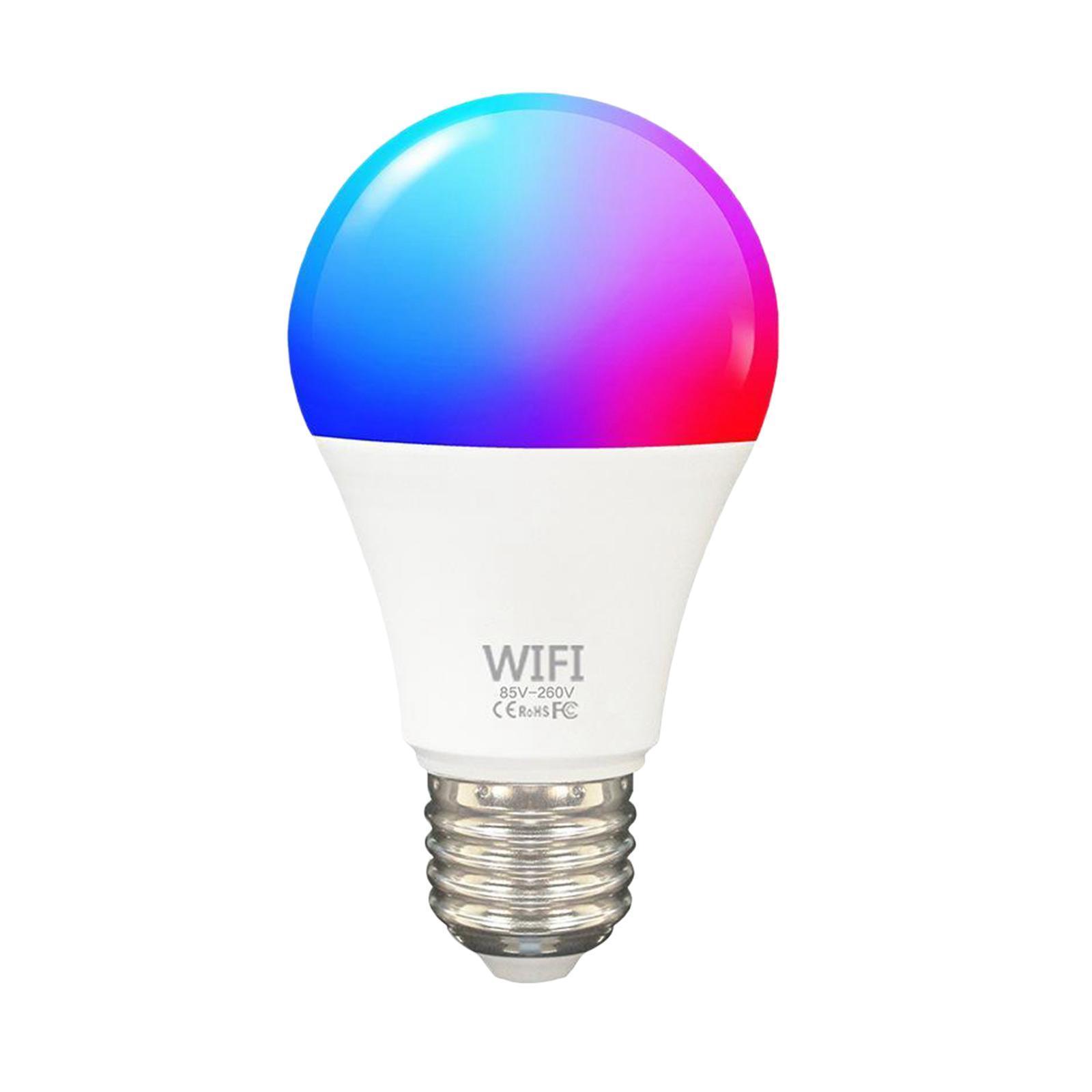 WiFi Smart Light Bulbs Dimmable LED E27 Control/Google Home/Alexa