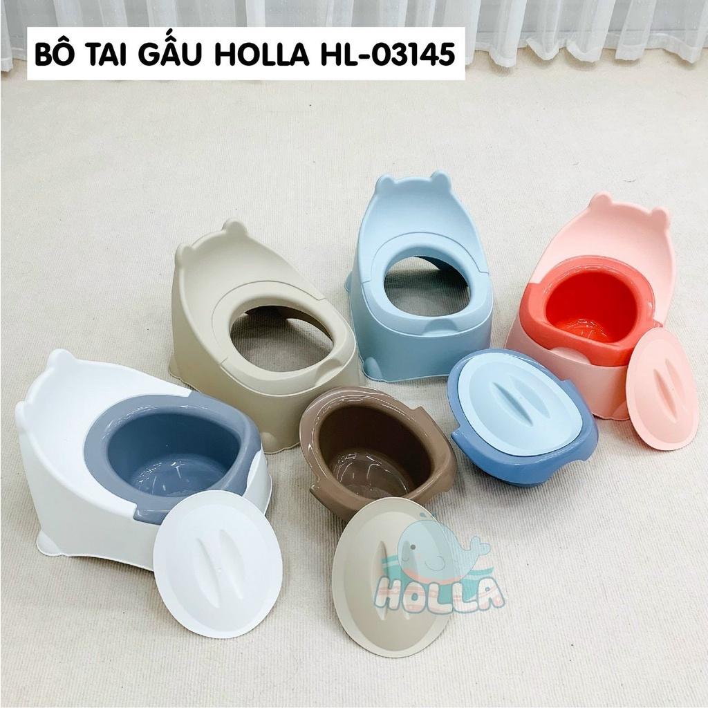 Bô Holla tập đi vệ sinh làm từ nhựa nguyên sinh an toàn cho bé, mã HL - 03145