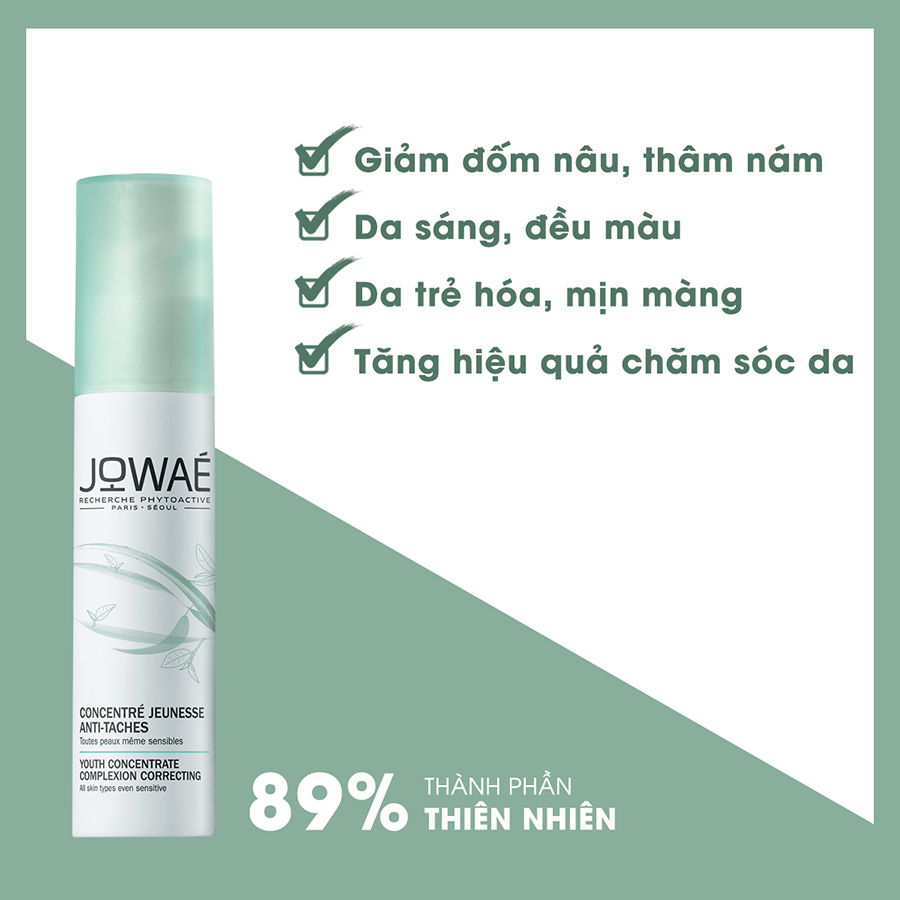 Serum Trẻ Hóa Giảm Nám Mở Thâm Jowae  Mỹ Phẩm Thiên Nhiên Nhập Khẩu Pháp CONCENTRÉ JEUNESSE ANTI-TACHES 30ml