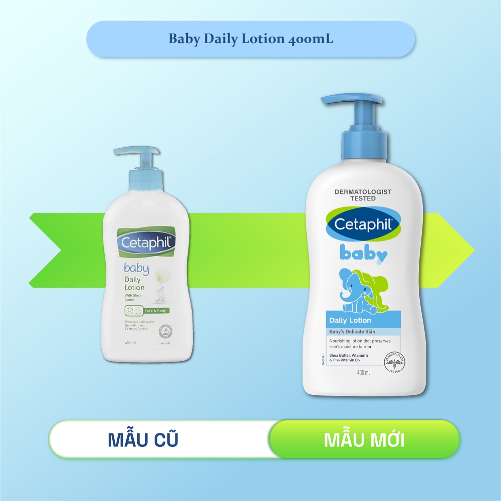 Kem Dưỡng Da Trẻ Em Cetaphil Baby Daily Lotion 400ml