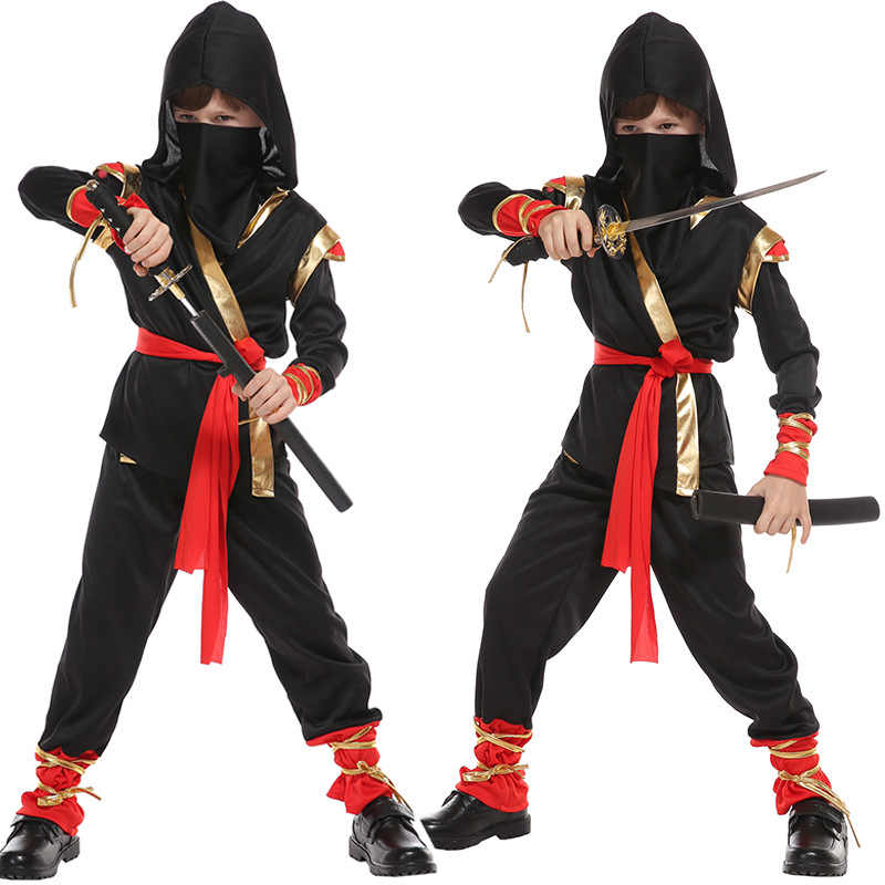 Bộ quần áo Ninja  hóa trang Halloween cho bé từ 4-12 tuổi B-0125