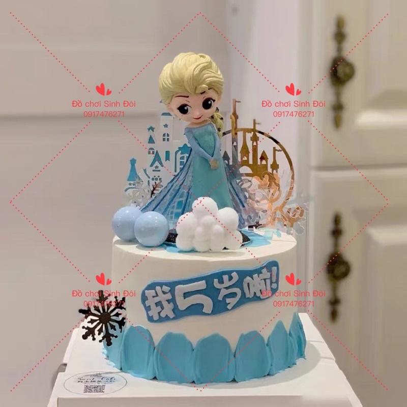 mô hình công chúa trang trí bánh sinh Nhật