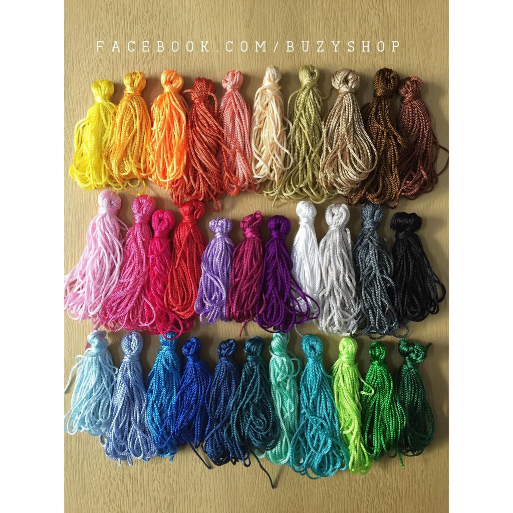 Dây cotton thắt vòng 1mm nguyên liệu thủ công