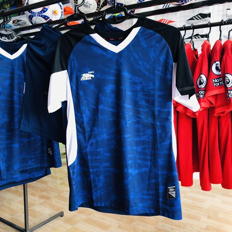 Bộ quần áo ĐÁ bóng thể thao không Logo Rk Tím than _ Đồ thể thao nam nữa mới 2022