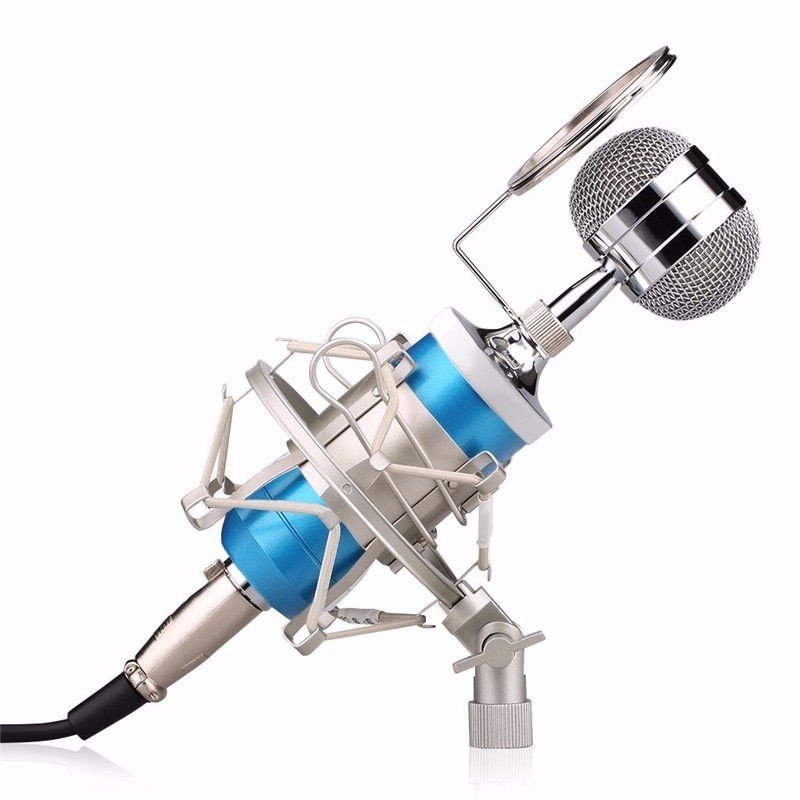 Mic thu âm BM-8000 hát Karaoke chuyên nghiệp trên Máy tính, Điện thoại