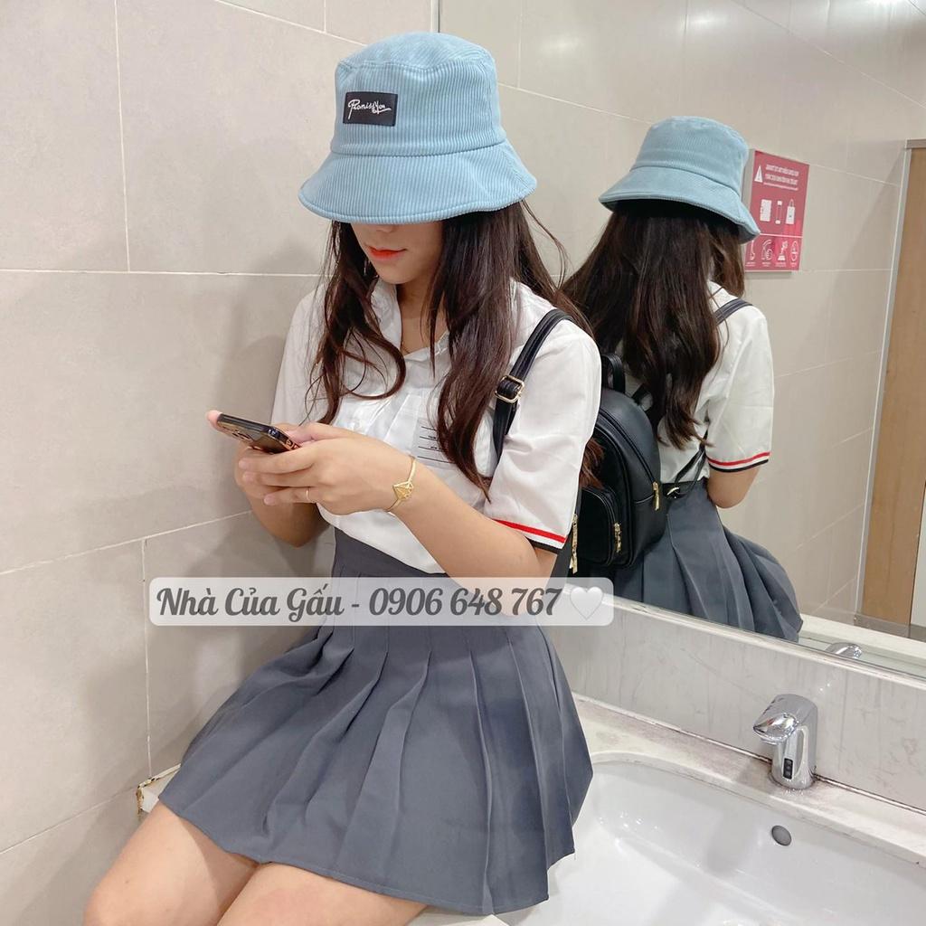 Nón bucket nhung bảng màu gì đâu mà ngọt muốn xỉuuuu