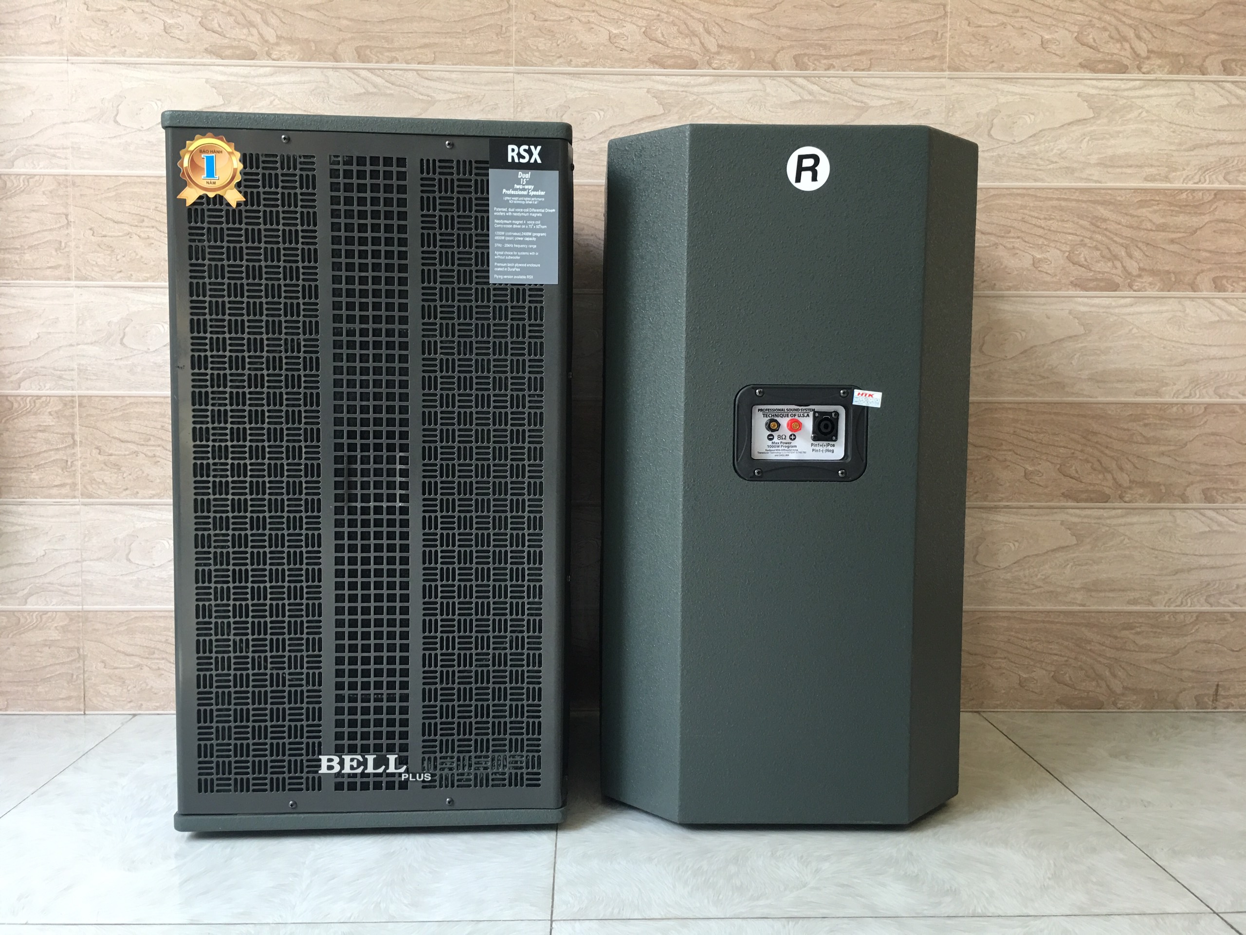 Loa 4 tấc thùng sơn cao cấp từ 170 côn 75 Treble 450 BellPlus 1 cặp