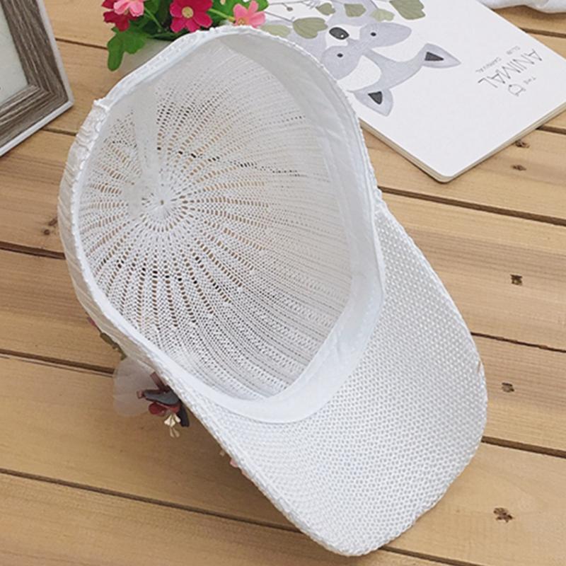 Nữ của Mũ Bóng Chày Nóng Kim Cương Hoa Bé Gái Mũ Snapback Người Phụ Nữ trai Nữ Lưới Mùa Hè Hat