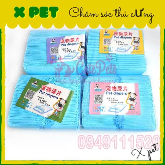 Tấm lót vệ sinh Pet diapers cho chó mèo - CutePets Phụ kiện chó mèo Pet shop Hà Nội