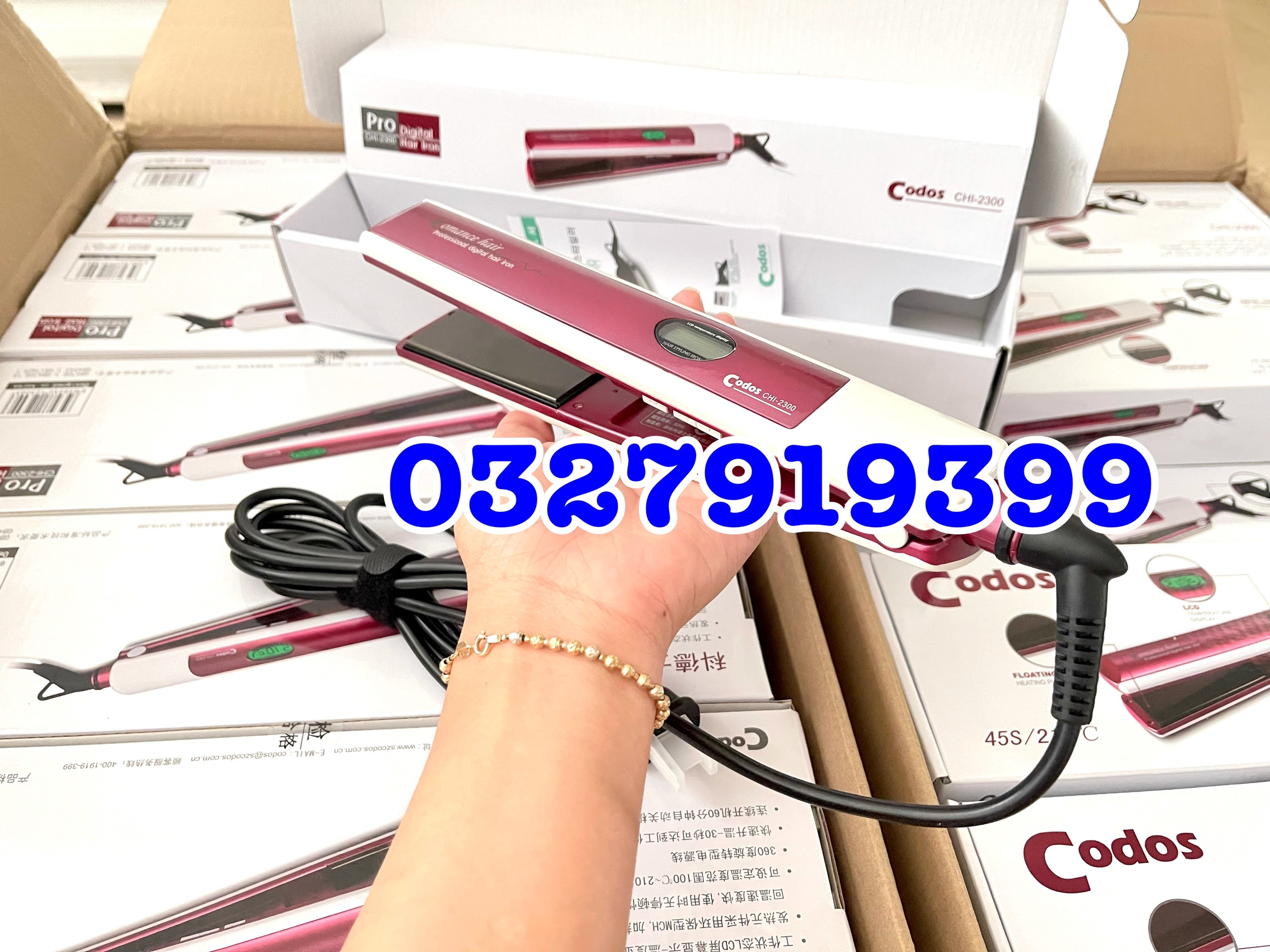 Máy duỗi tóc cao cấp Codoss 2300
