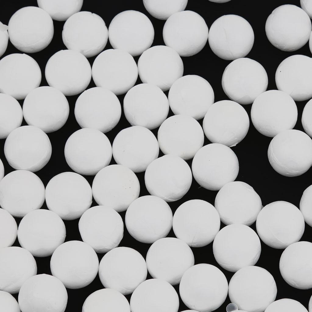 300 Pieces Mini Modelling Polystyrene Styrofoam Foam Ball Ornaments DIY Materials 15/25/27mm